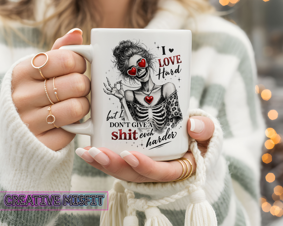 I Love Hard Mug - Image 2