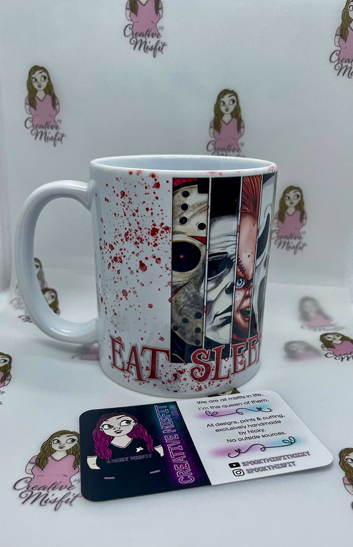 Eat, Sleep, Kill, Repeat Mug - Image 2