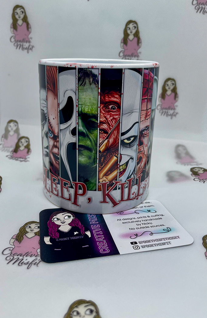 Eat, Sleep, Kill, Repeat Mug - Image 3